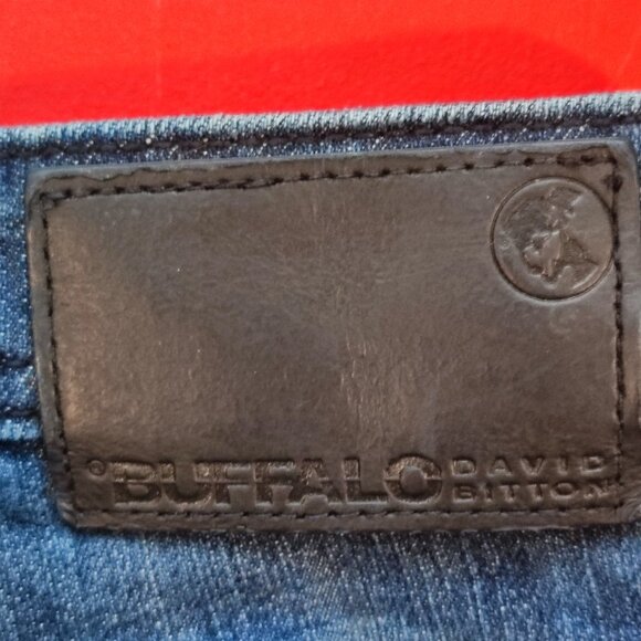 Buffalo David Bitton Candice jeans factory distressed blue women's size 29 (8) - Picture 5 of 11